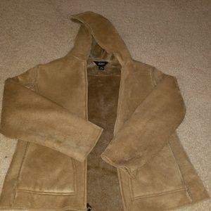 Aeros faux fur lined jacket size m